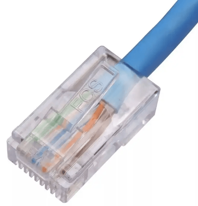 Cabo De Rede Blindado 5M Ethernet Rj45 Cat5e Azul